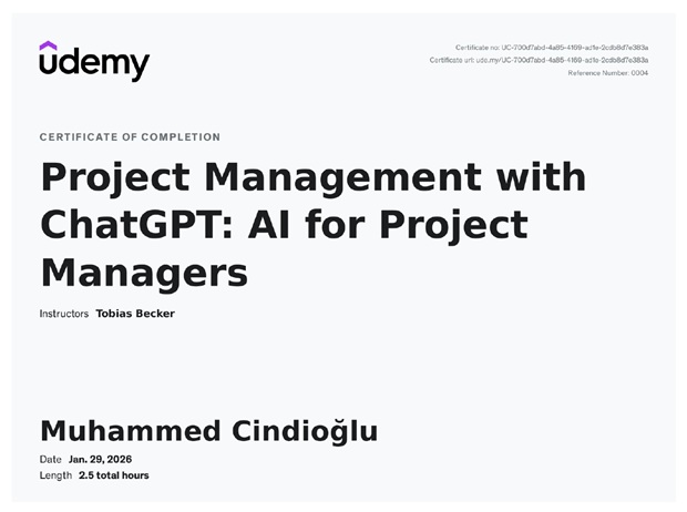 Project Management with ChatGPT: Al for Project Managers
